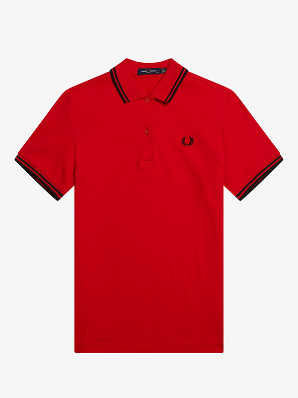 Fred Perry Red Polo Shirt