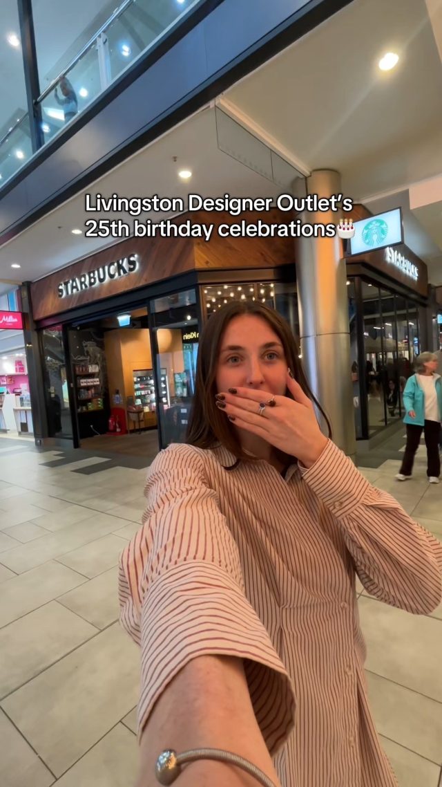 We’re turning 25, and you’re invited! 🎂 Come celebrate with live DJs, caricatures, face painting & plenty of birthday discounts until the 26th 🛍️#LivingstonDesignerOutlet #25thBirthday #OutletShopping