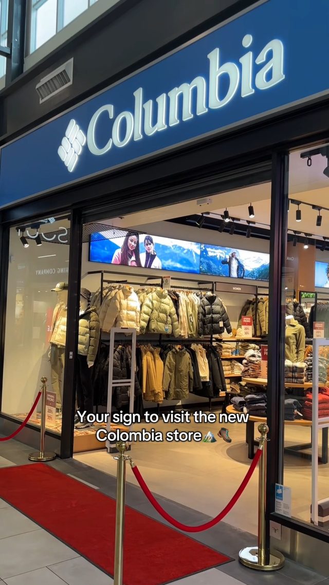 The wait is over 👏 @colombia ’s new store has arrived at Livingston🛍️#Colombia #LivingstonDesignerOutlet