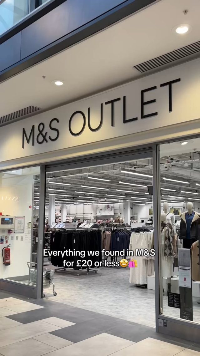 The M&S Outlet prices are too good to gatekeep🤭 #LivingstonDesignerOutlet #M&SOutlet #OutletFinds