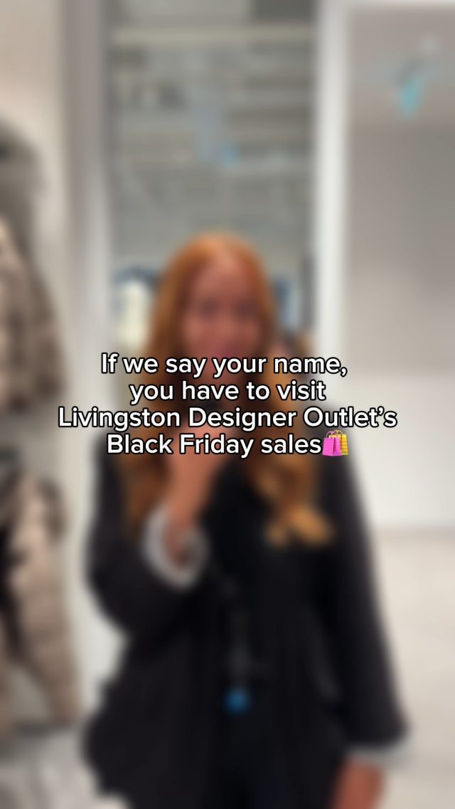 The rules are the rules🤷🏼‍♀️🤭 #LivingstonDesignerOutlet #OutletShopping #BlackFriday
