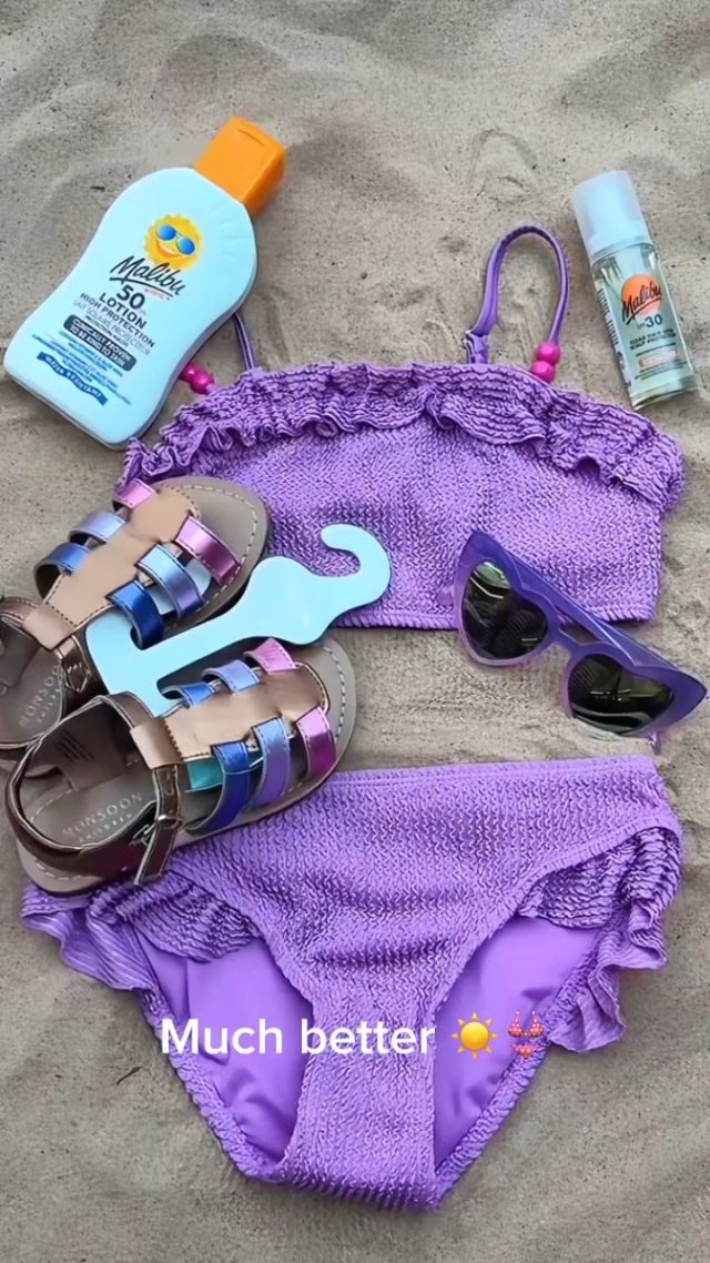 Small clothes, big adventures 🌊☀️ Get them holiday-ready with all the sunny-day essentials with @monsoon & @beautyoutlet.co.uk