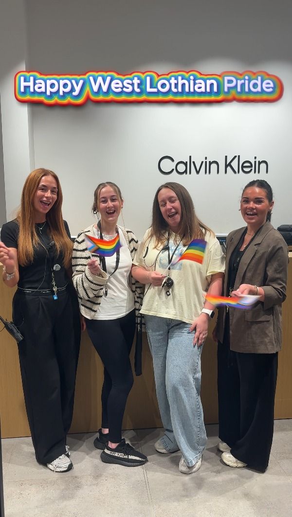 🌈 Happy Pride from all of us at Livingston Designer Outlet! 🏳️🌈The West Lothian Pride March leaves from LDO at 12pm on Saturday 25th.For more information, visit @wlothianpride. 💛