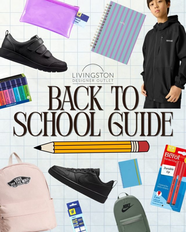 New term. New essentials. Same outlet savings. 🎒✨Shop everything from uniforms to must-have accessories, all at outlet prices you'll love.