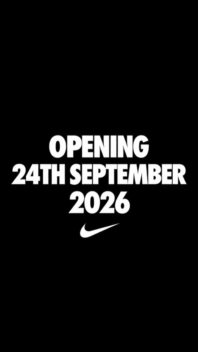 Nearly double the space = even more @Nike. 👟

The new store opens on 24 September and opening day is set to be a big one, with a live DJ, dance performances, photo booth and Nike customisation station.

Plus, if you’re one of the first in line, there might be a few surprises waiting for you. 👀

See you there!