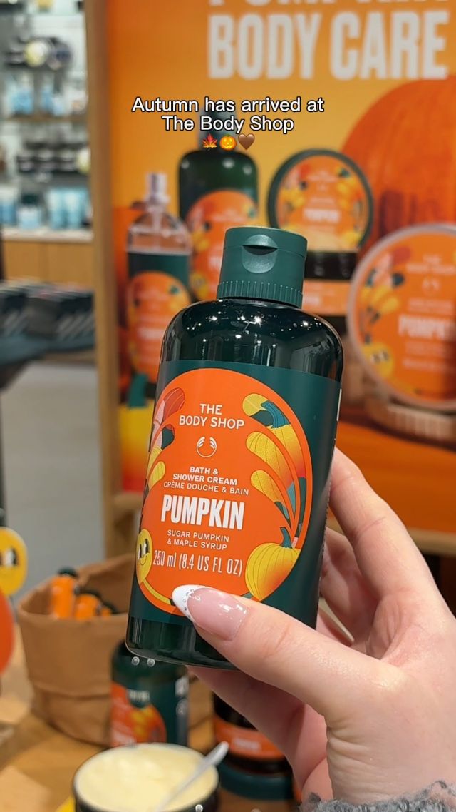 Get your pumpkin fix with @thebodyshop 🎃