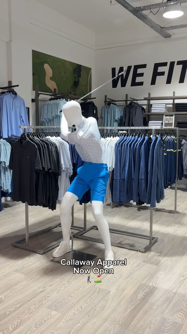 New store. New golf gear. Extra savings. ⛳️

@callawayappareleu is now open!

Swing by and get an extra 20% off when you spend £50+ 👀
